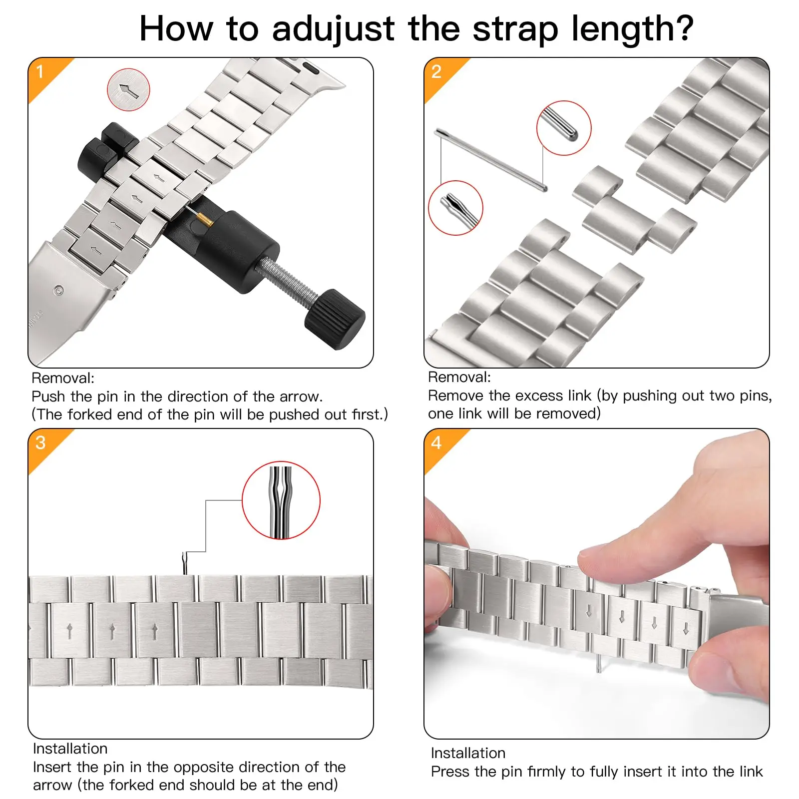 Stainless Steel Band Apple Watch 38mm 40 41mm 42 44mm 45 46mm 49mm for Women Metal Straps for iWatch Series 10 9 8 7 6 5 4 3 SE