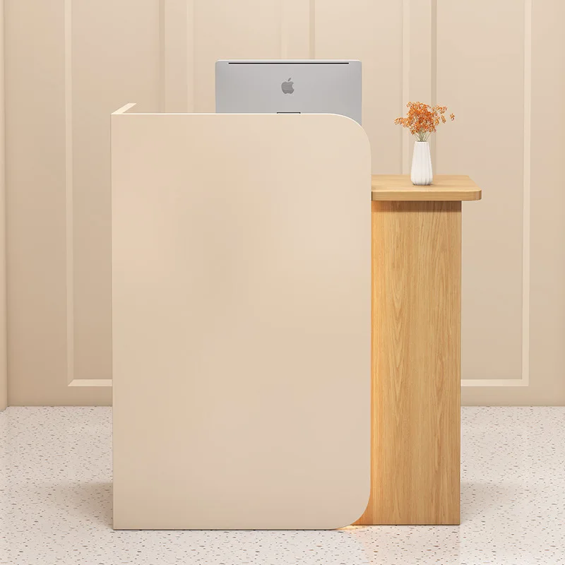 

Wooden Small Modern Design Reception Counter Bar Reception Desk