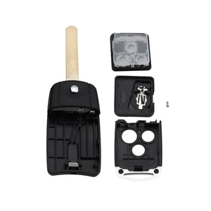 Yiqixin modifizierter Flip Car Key 2/3/4 Knöpfe Schild an Honda Civic Dio -Einstellung CRV HRV ACCORD ODYSSEY JAZZ SUGFITTITIONSPUTBE 10 Hauptverkauf von Honda Dio -Kunststoff - №4