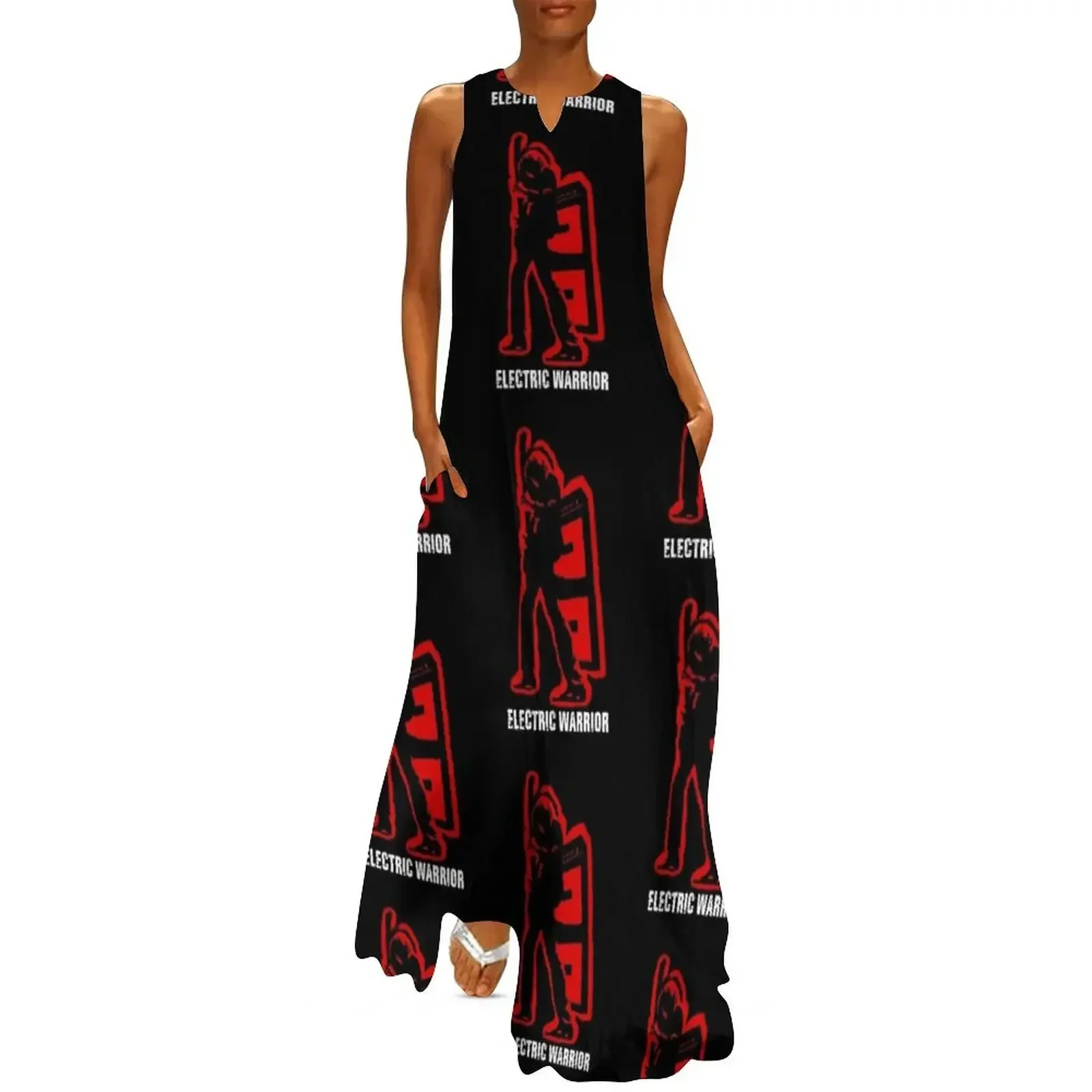 

Marc Electric Warrior Singer Bolan s, Marc , Bolan Tee, Rock Band Long Dress Evening gown sexy dress for women Dress