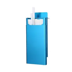 Slim Metal Cigarette Case for 100's Thin Cigarettes, Women's Cigarette Box