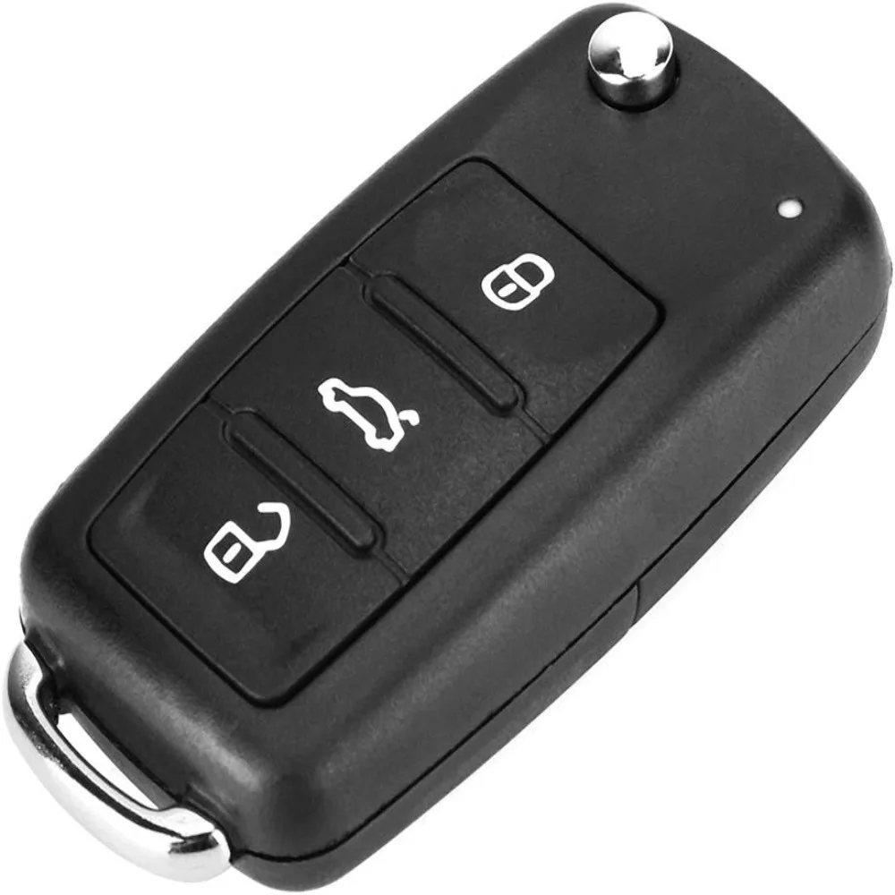 Hidden ABS Key Uncut Light Weight Car Key Shell 3 Button Custom Shape Storage Box Key Assembly