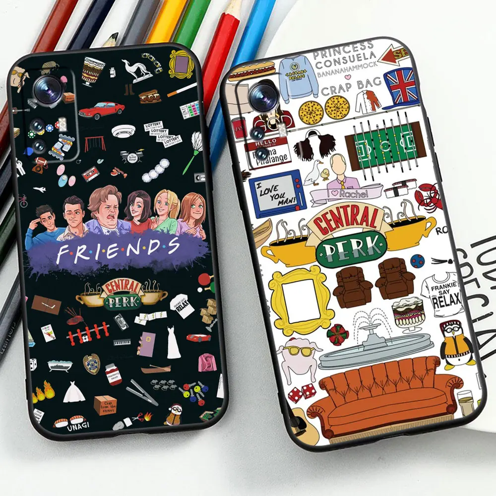 Central Perk Friends TV Show Phone Case For Xiaomi Mi Poco M5 M4 M3 X5 X4 X3 X2 F5 F4 F3 F2 GT Pro Nfc Note12TUrbo K60 5G Cover