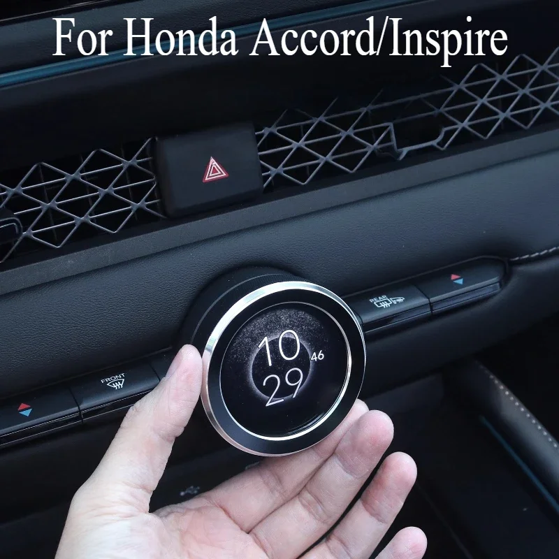 

Для Honda Accord/Inspire 11-го и 11,5-го поколения (2023-2025) — яркое кольцо модификации интерьера, декор центральной ручки управления, Tool-Fre