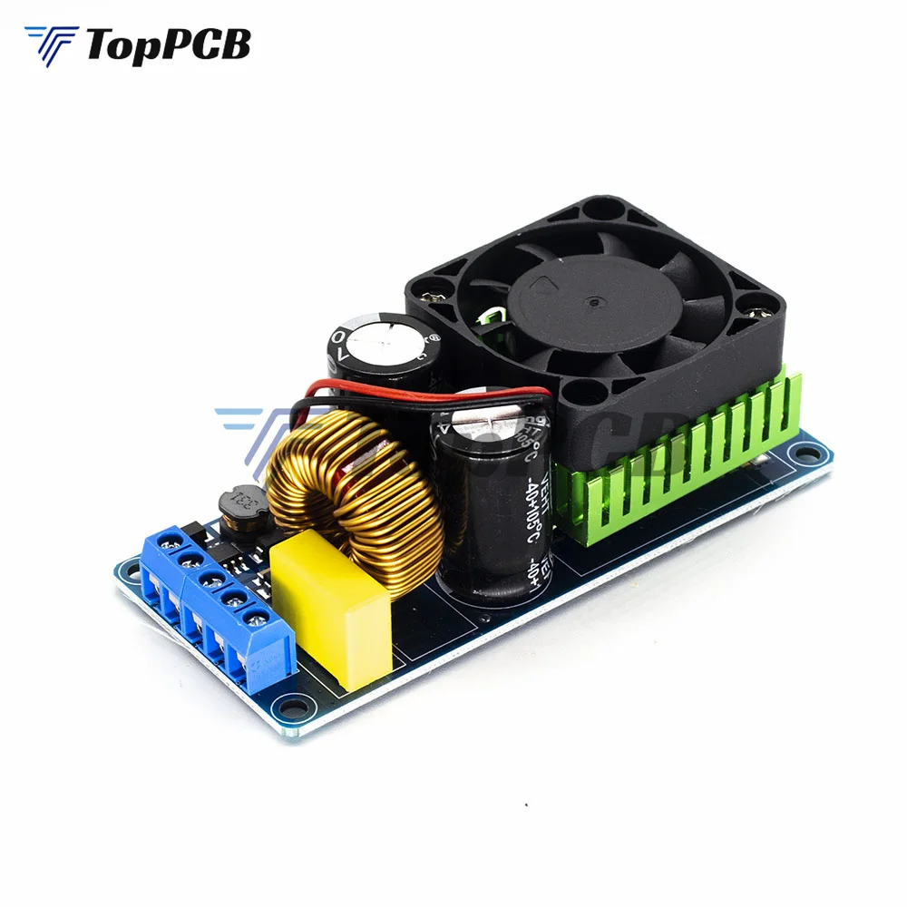 IRS2092S 500W Power Amplifier Board Mono Channel Class D Digital HiFi Audio Amp 20Hz-20KHz 4-8 ohm for Car Speaker Subwoofer