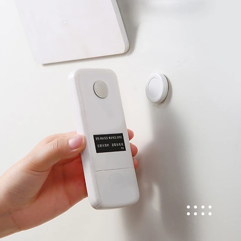 Universal Magnetic Hooks Wall Mount Anti-Lost Magnet Holder Hook Fridge Sticker Remote Control Storage Organizer Hook