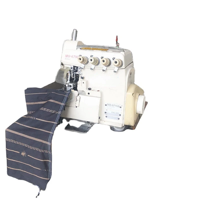 

Top supplier five threads overlocker industrial sewing machine for heavy