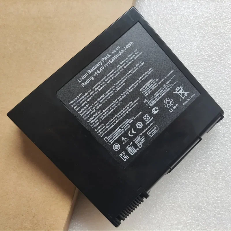 

Новый A42-G74 LC42SD128 ICR18650-26F аккумулятор для ноутбука 14,4 В 74 Втч 5200 Втч для Asus G74 G74J G74S-XR1 G74SX G74JH G74SW