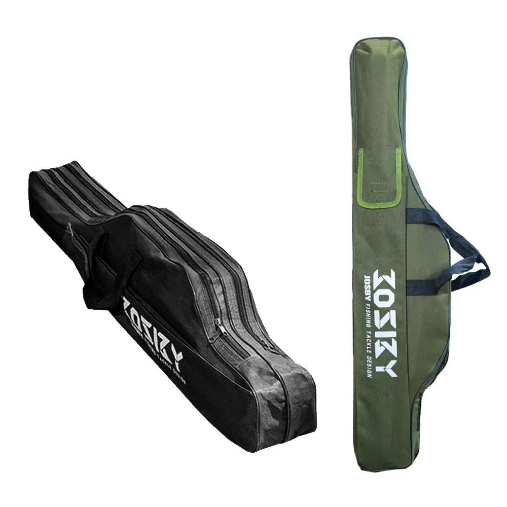 ポータブル釣りバッグオックスフォード布折りたたみ釣竿リールバッグ釣具収納袋トラベルキャリーケースペスカ-182-センチメートル-60-センチメートル