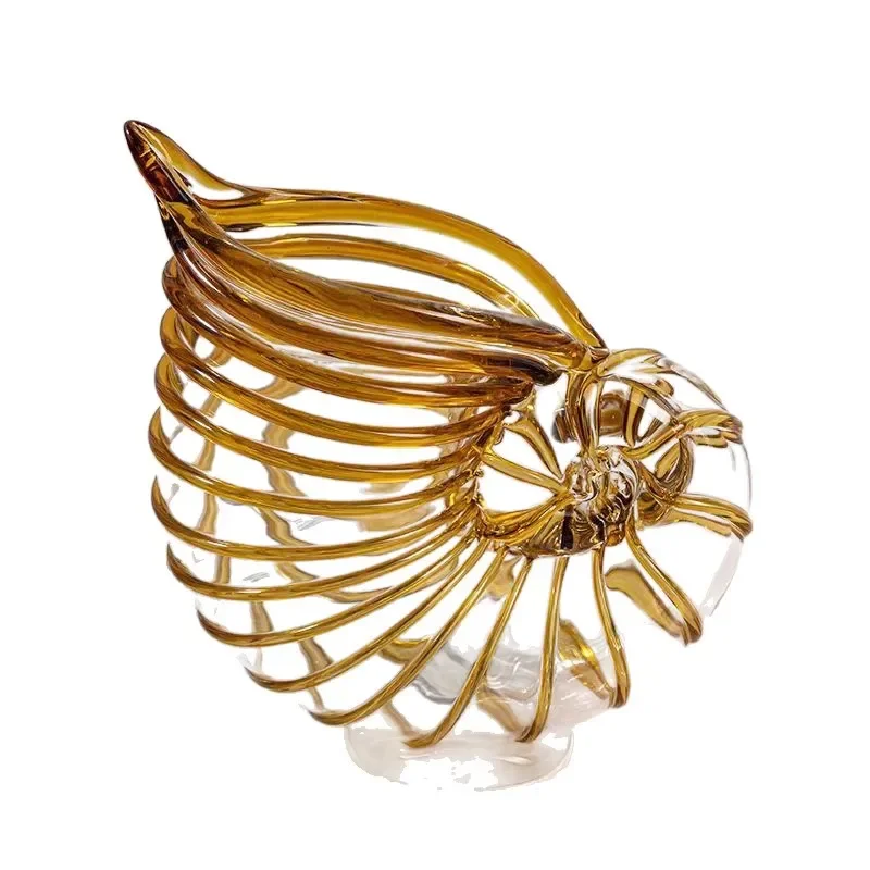 

High-end ornament high-end vase living room dining table hotel model room desktop creative glass decoration