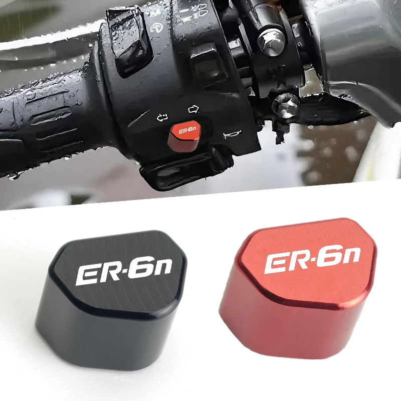 

CNC Aluminum Motorcycle Button Turn Signal Switch Key Cap For KAWASAKI ER-6N ER6N ER 6N 2012-2023 Accessories
