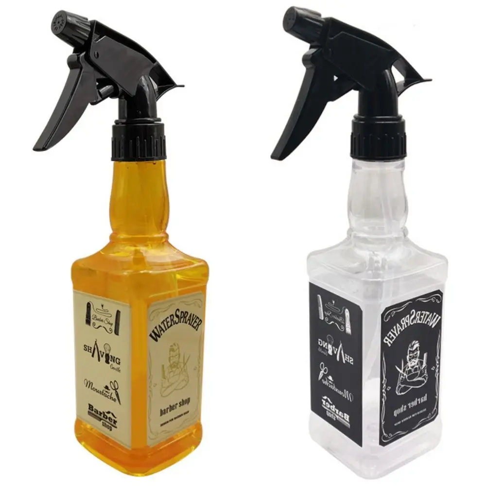 Retro Kappers Spray Fles Continu Watersproeier Mist Gieter Draagbare Grote Capaciteit Hervulbare Flessen Kapper