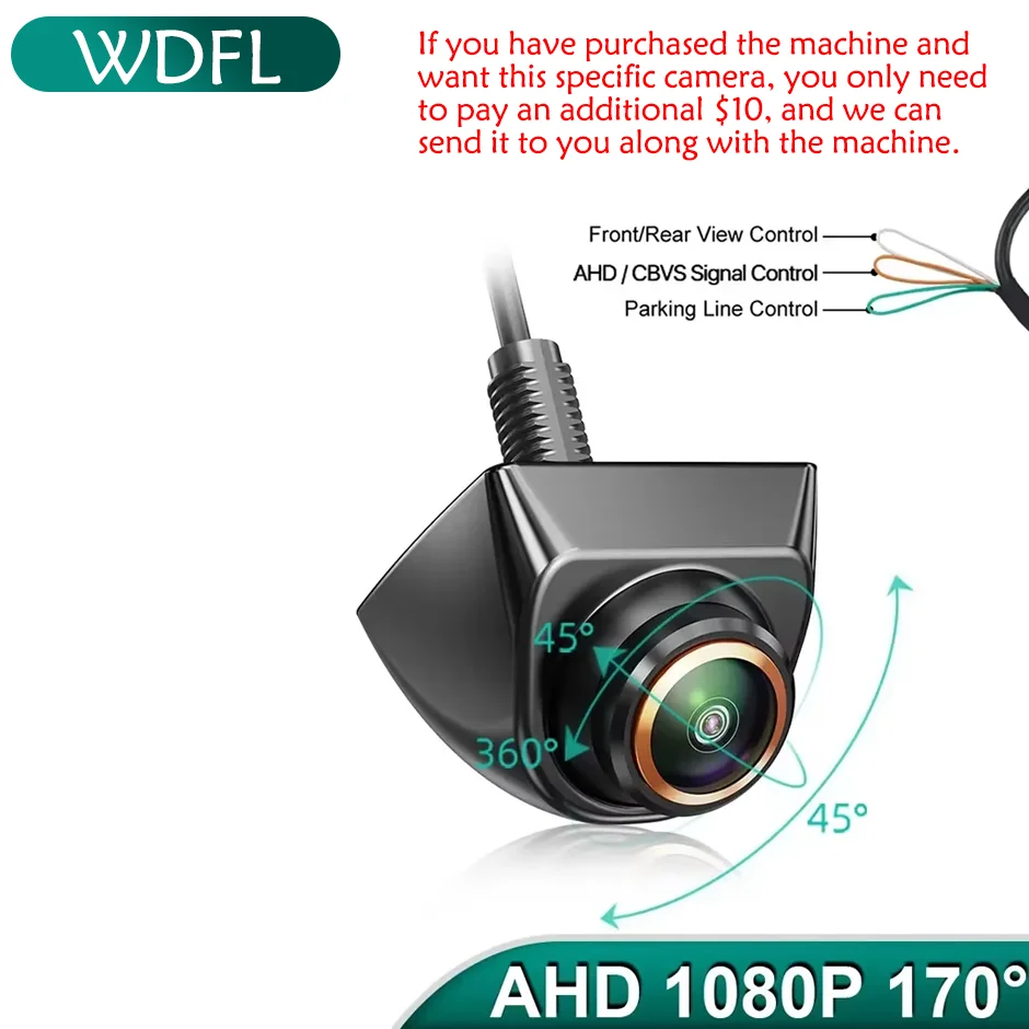 WDFL FYT7870 13Inch Autoradio Carplay Android Auto Universele Multimedia Speler Bluetooth5.1 DSP AM RDS AHD GPS WIFI Autoradio