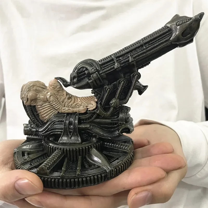 

Коллекция H.R.Giger AVP Alien против Хищник Прометей Космический Жокей Артиллерийская модель Статуя Фигурка из смолы Украшение книжной полки