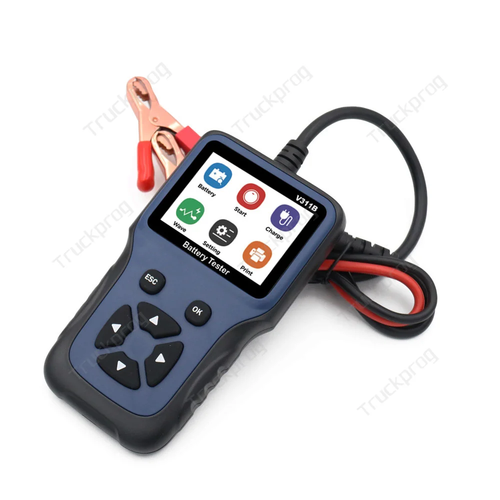 V311B 12V Car Battery Tester 100‑2000CCA Charging Circuit Load Tester Load Detector Diagnostic Tool for Car SUV Boat