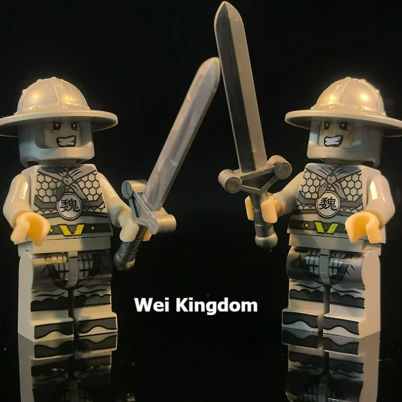 Bausteine ​​von antiken chinesischen Soldaten, digitale Actionfiguren, zusammengebautes Spielzeug, Krabbelspielzeug für Kinder, pädagogisches Spielzeug, humanoide Puppen – Detail 4