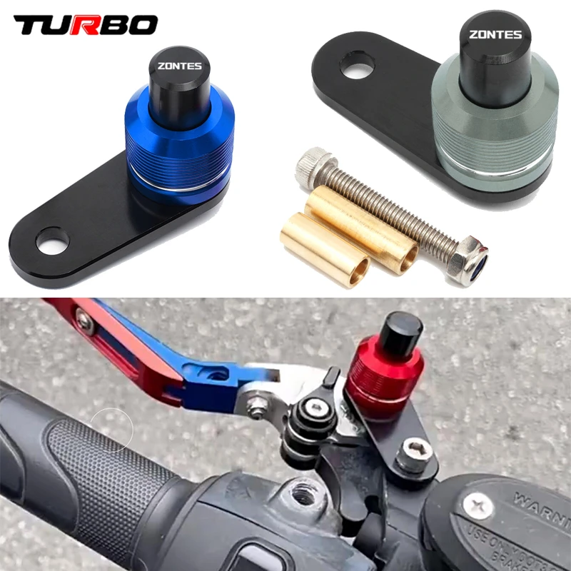 

For Zontes ZT 250 S/310T 2 310R 2/310X 310V 310X 2GP CNC Motorcycle Parking Brake Switch Brake Lock Prevent Falls Control Button
