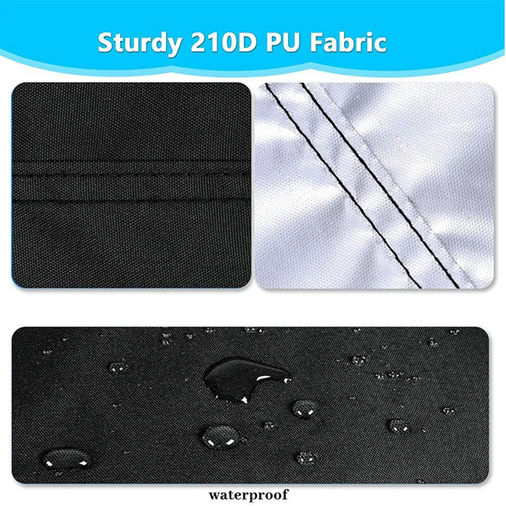 غطاء حمام السباحة الخارجي غطاء حمام سباحة قابل للنفخ 210D قماش أكسفورد طبقات مزدوجة مخيطة سهلة التركيب إزالة جهد