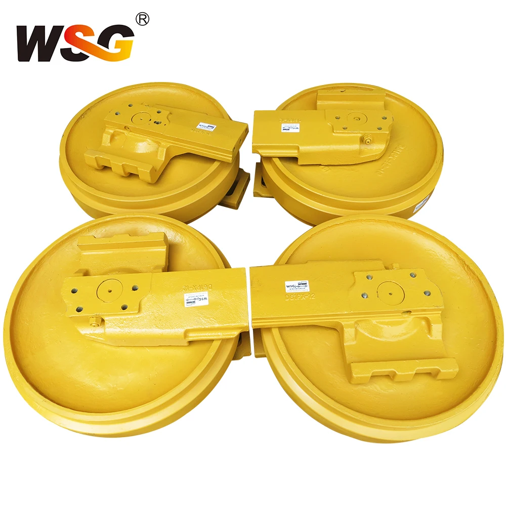 WSG Excavator Front Idler Assembly / Track Idler Roller Assy For Hyundai 290