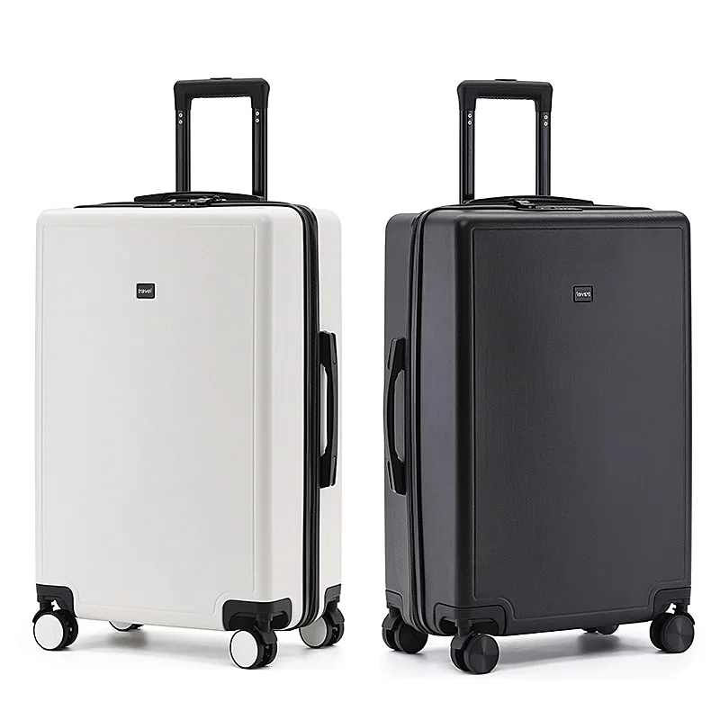 Solid Color Trolley Suitcase Lightweight Student Password Box 20 Inches Business Luggage Large Capacity Storage Box Unisex