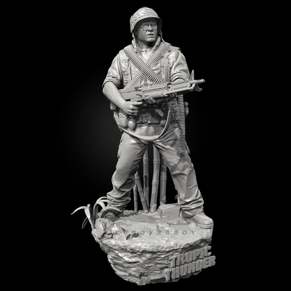 

The height of man 50mm 75mm 90mm Resin Soldier model kits figure colorless and self-assembled （3D Printing ）TD-7451/3D