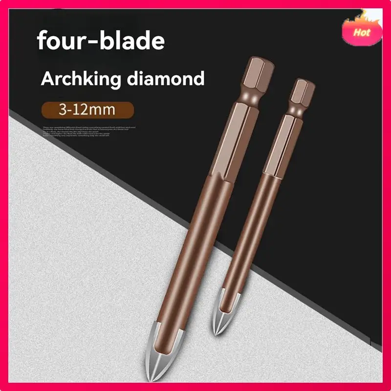 

ABYP 5PCS Titanium Masonry Drill Bit Masonry Drill Bit Titanium Masonry Drill Bit With Hex Shank 5PCS 5 6 8 10 12Mm Titanium Bit