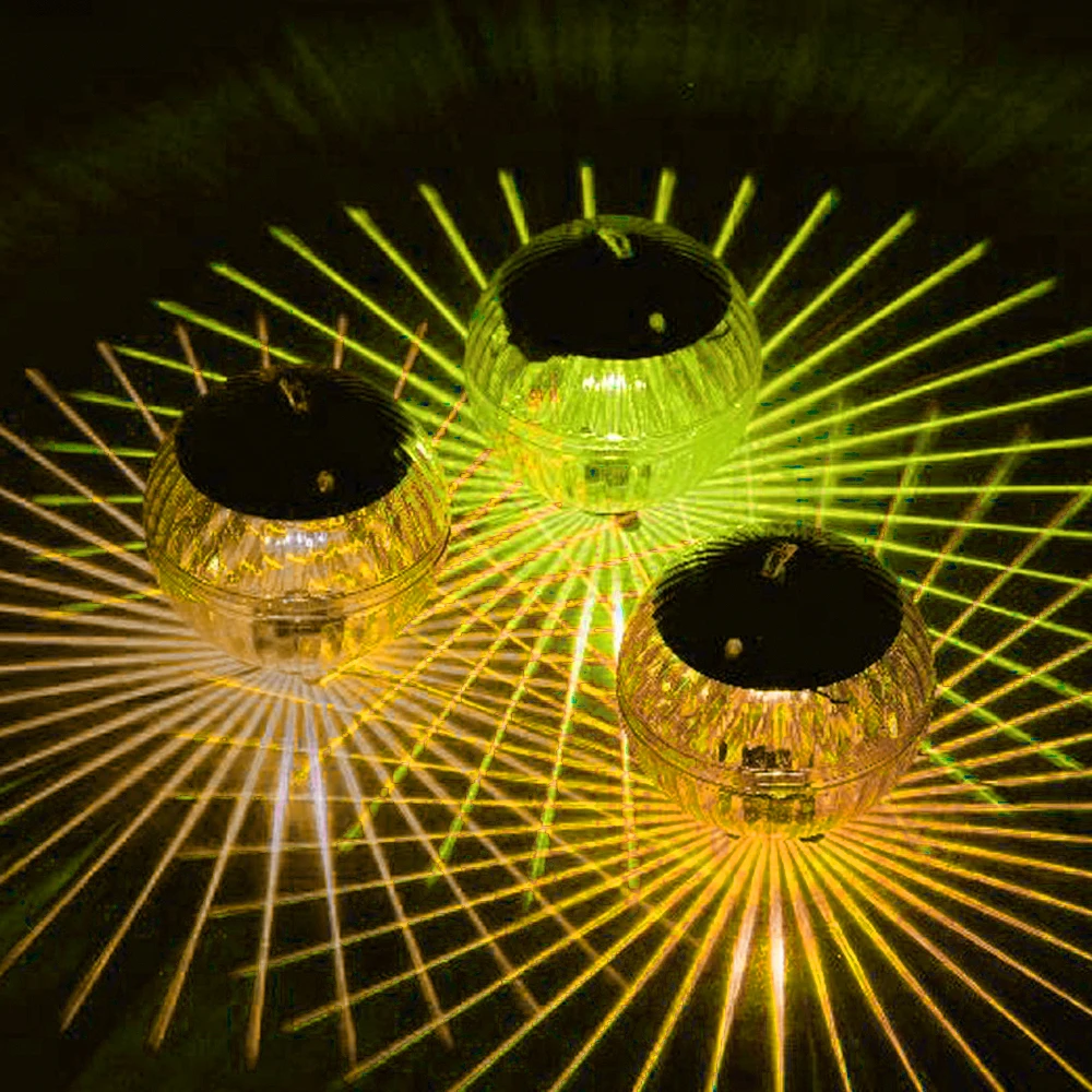 

1Pcs LED Light Outdoor Waterproof Hanging Garden lamp for Pool Lawn Pathway Party Solar Floating Pool Lights RGB Color Changing