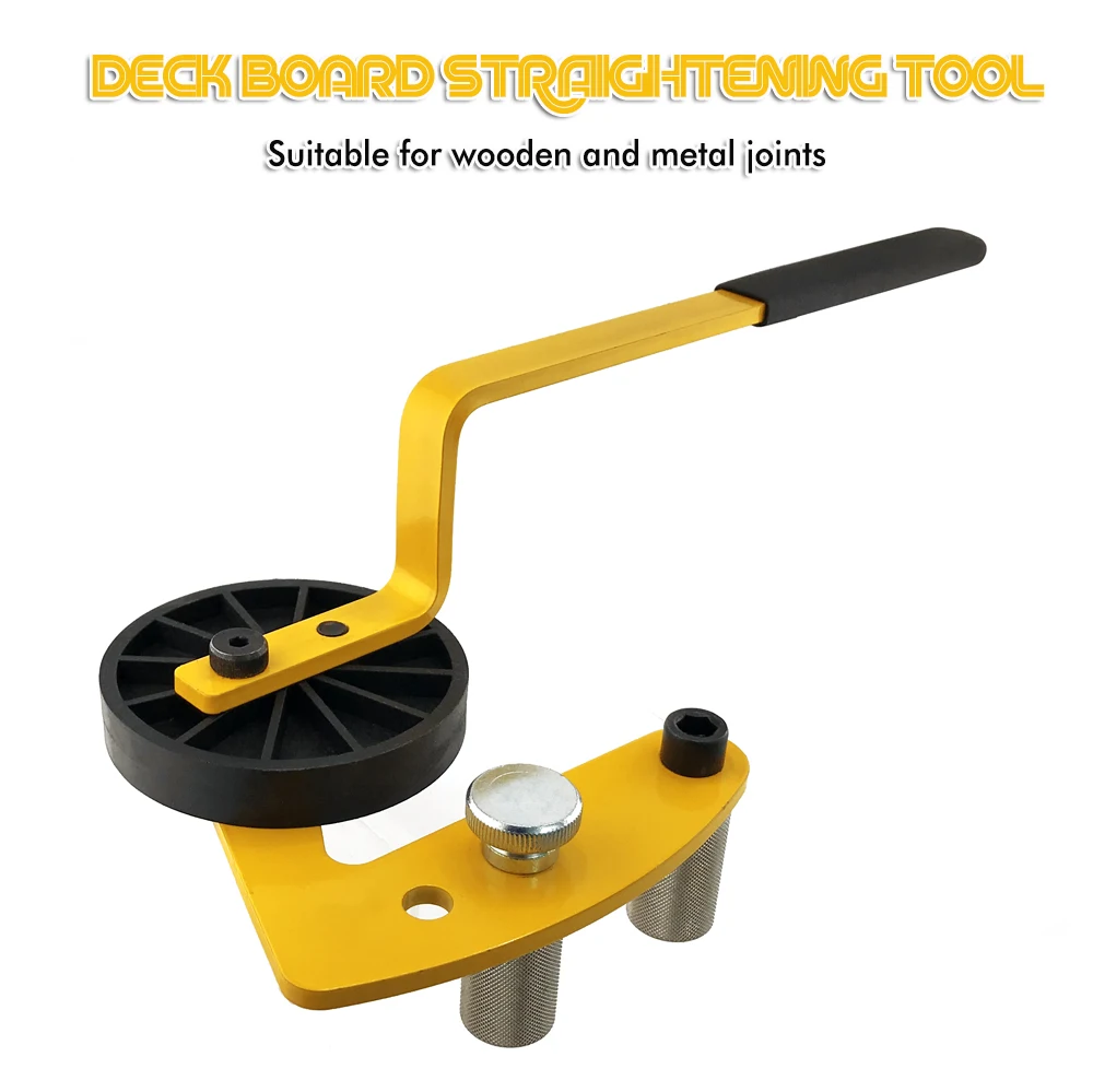 

Third Generation Deck Straightening Tool Deck Warping Fixer Deck Bending Bow Straightening Tool Used for Wooden and Metal Joints