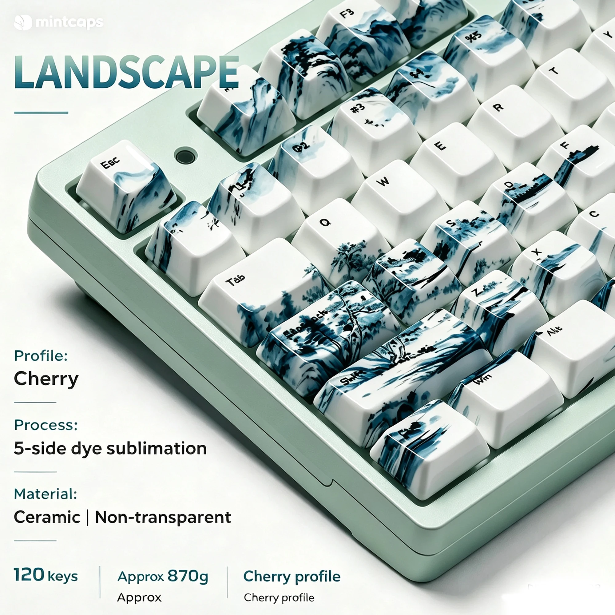 mintcaps-tasti-per-tastiere-meccaniche-con-design-a-tema-paesaggistico-realizzati-in-vera-ceramica-120-tasti-profilo-cherry-stampa-a-sublimazione-su-cinque-lati-compatibili-con-tastiere-meccaniche-mx