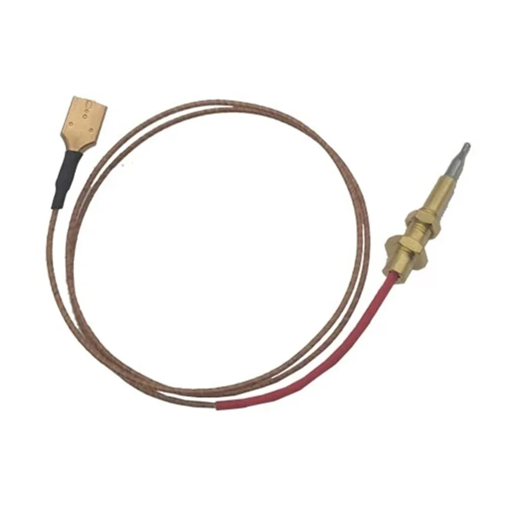 Gas Fireplace Thermocouple Compatible with Standard Insert Type Sliding Rail Safety Magnet Valves and 650 mm Reach