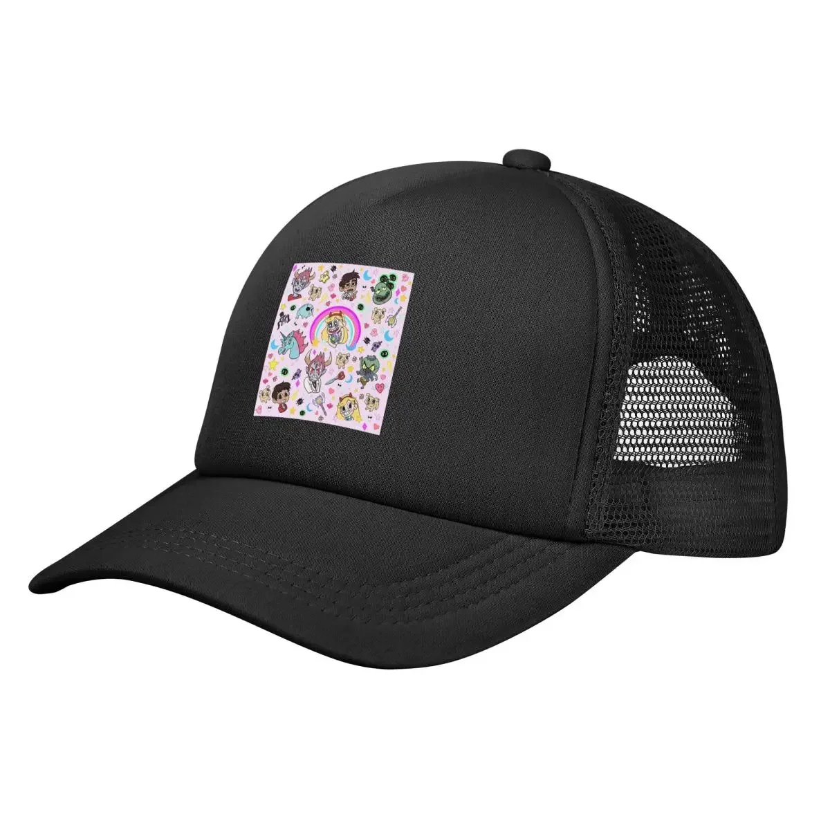 Star VS The Forces Of Evil! Blanket Mesh Baseball Caps Snapback Fashion Baseball Hats Breathable Casual Casquette Outdoor