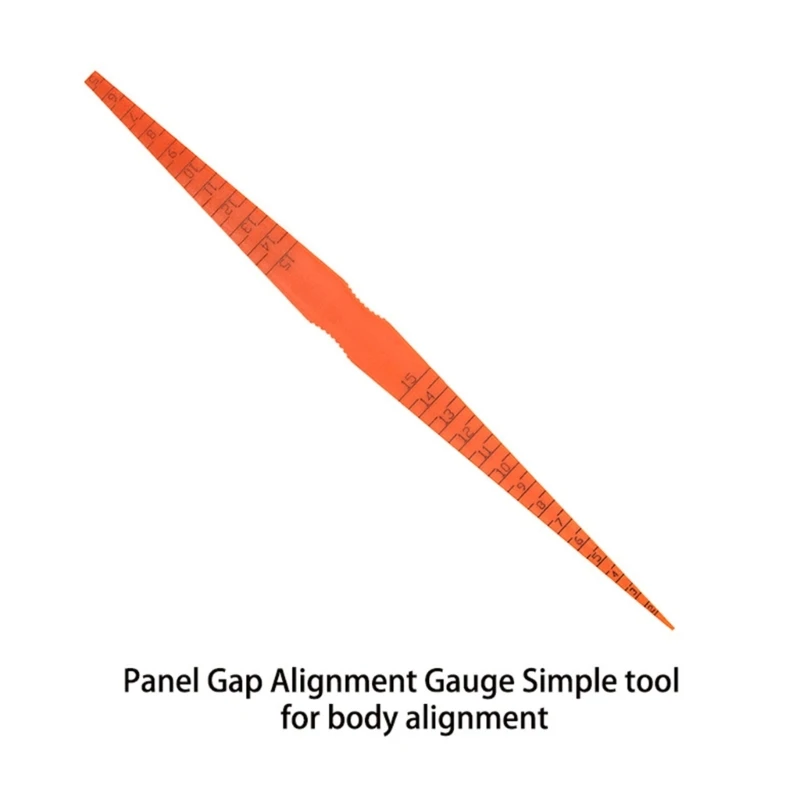 QM Alignment Gauges Body Ruler Car Panel Portable Door Feeler Simple Tool Vehicle Moulding For Hoods Taper Clearance