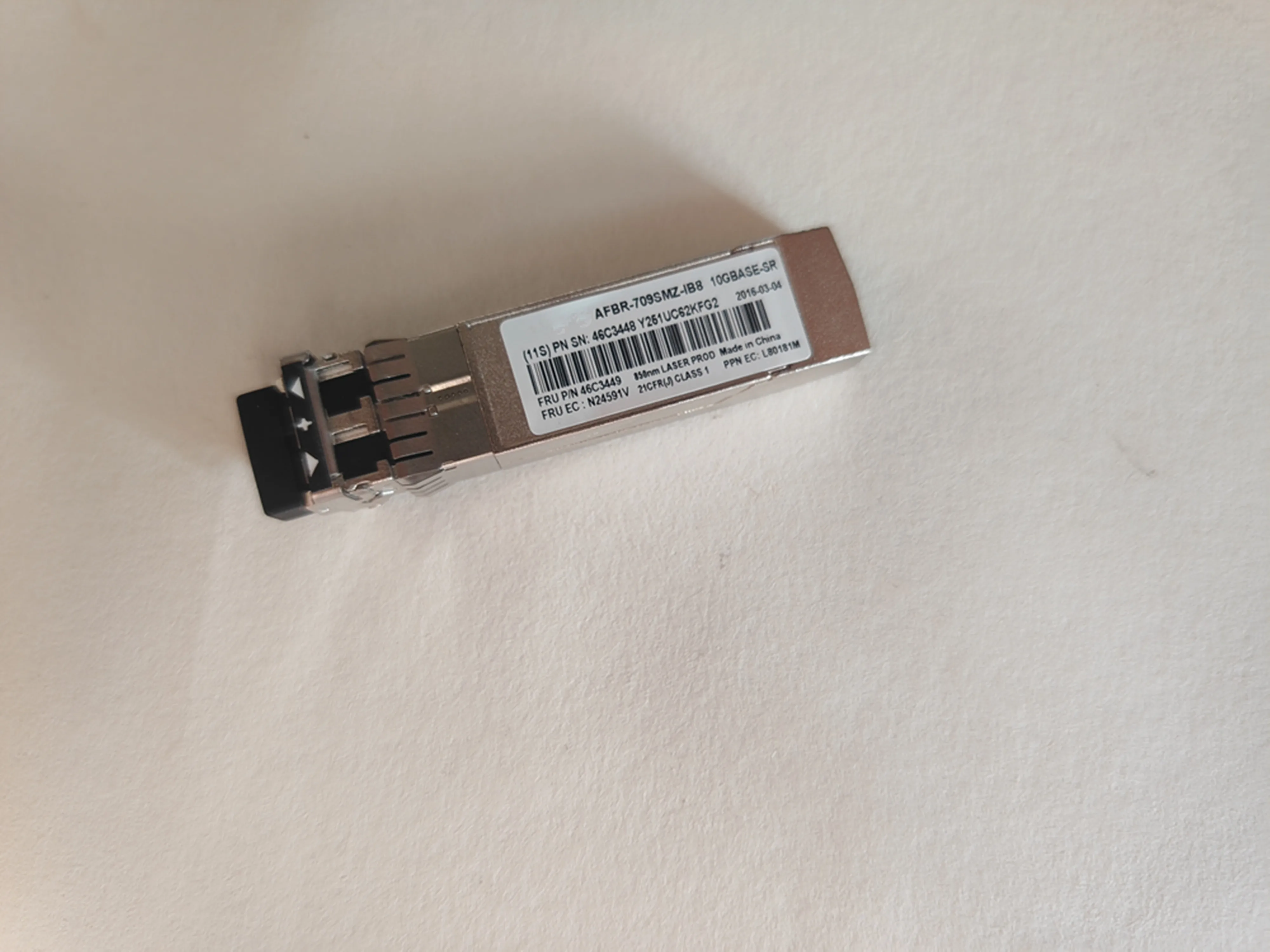 46C3449 AFBR-709SMZ-IB8 46C3447 46C3448 10GBASE-SR 10G SR SFP Transceiver