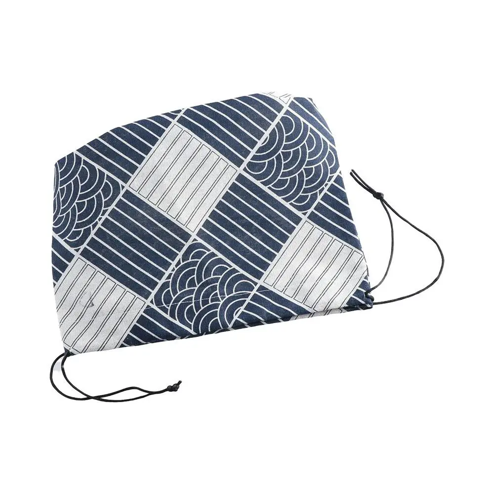 Bags Unisex Tableware Storage Bag Geometric Drawstring Lunch Bag Food Hand Bags Lunch Tote Pouch Japanese Style Lunch Box