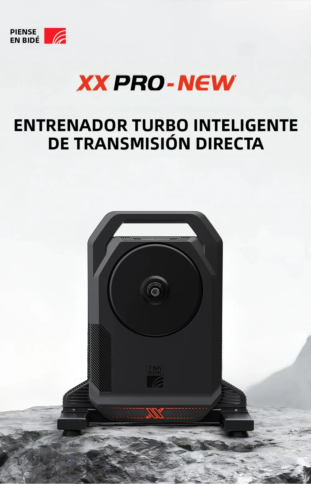 Rodillo inteligente ThinkRider XX PRO de transmisión directa – 2500 W, sin enchufe Rodillo inteligente ThinkRider XX PRO de transmisión directa – 2500 W, sin enchufe