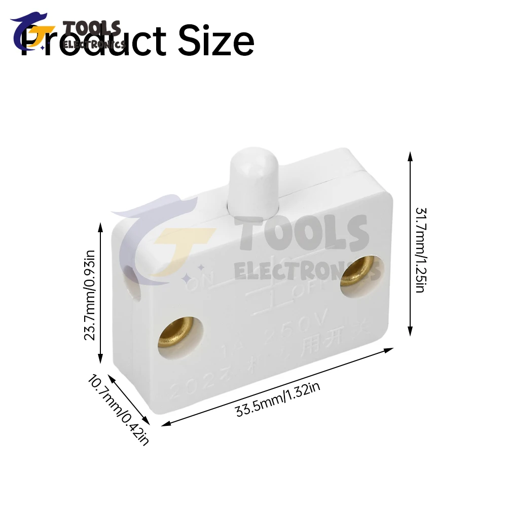 Automatic Reset Switch Wardrobe Light Switch Household Cabinet Door Control Switch Household Cabinet Door Control Switch