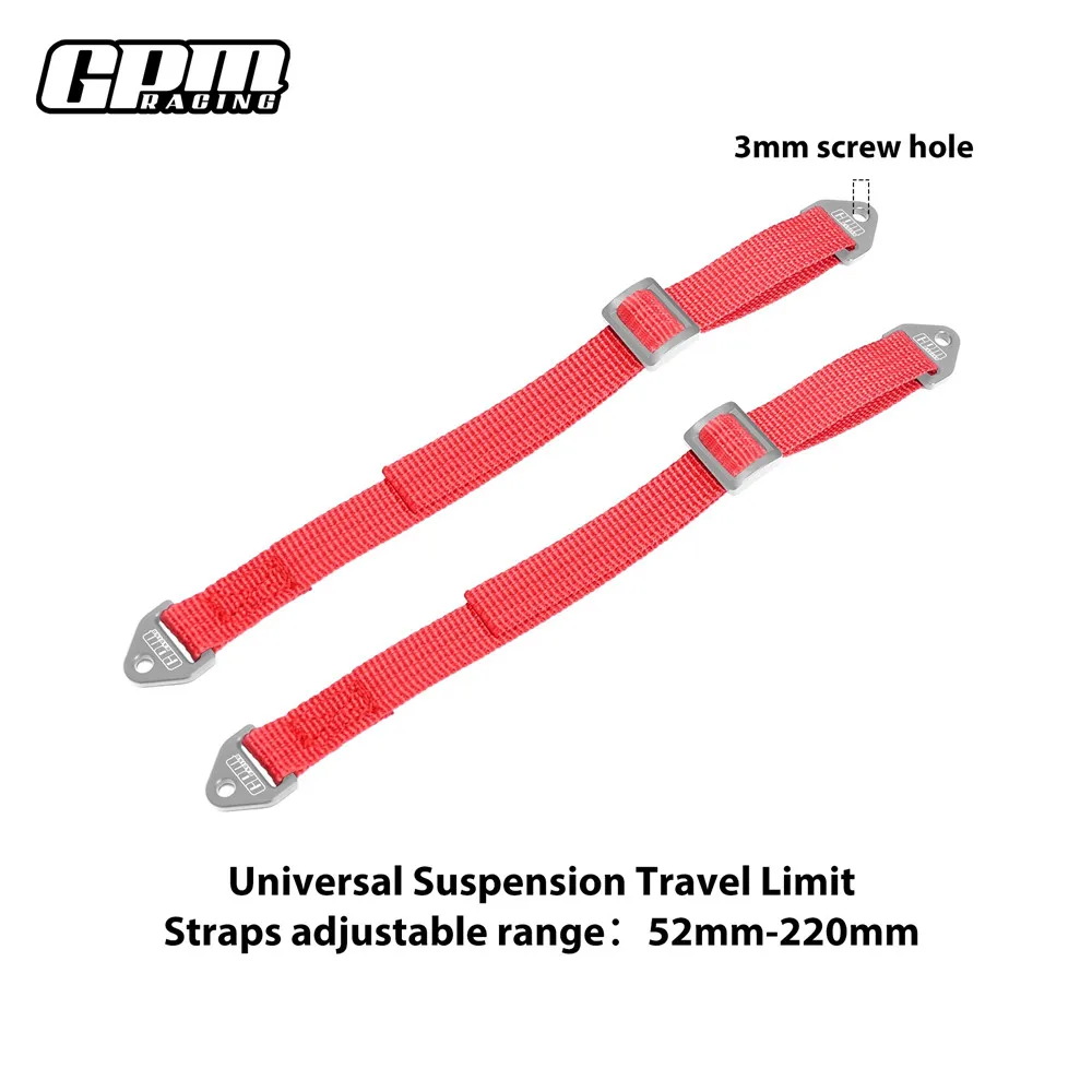 حزام حد السفر للتعليق الأمامي/الخلفي GPM لـ LOSI 1/8 LMT Baja Rey 1.0/2.0 UDR RBX Rock Rey
