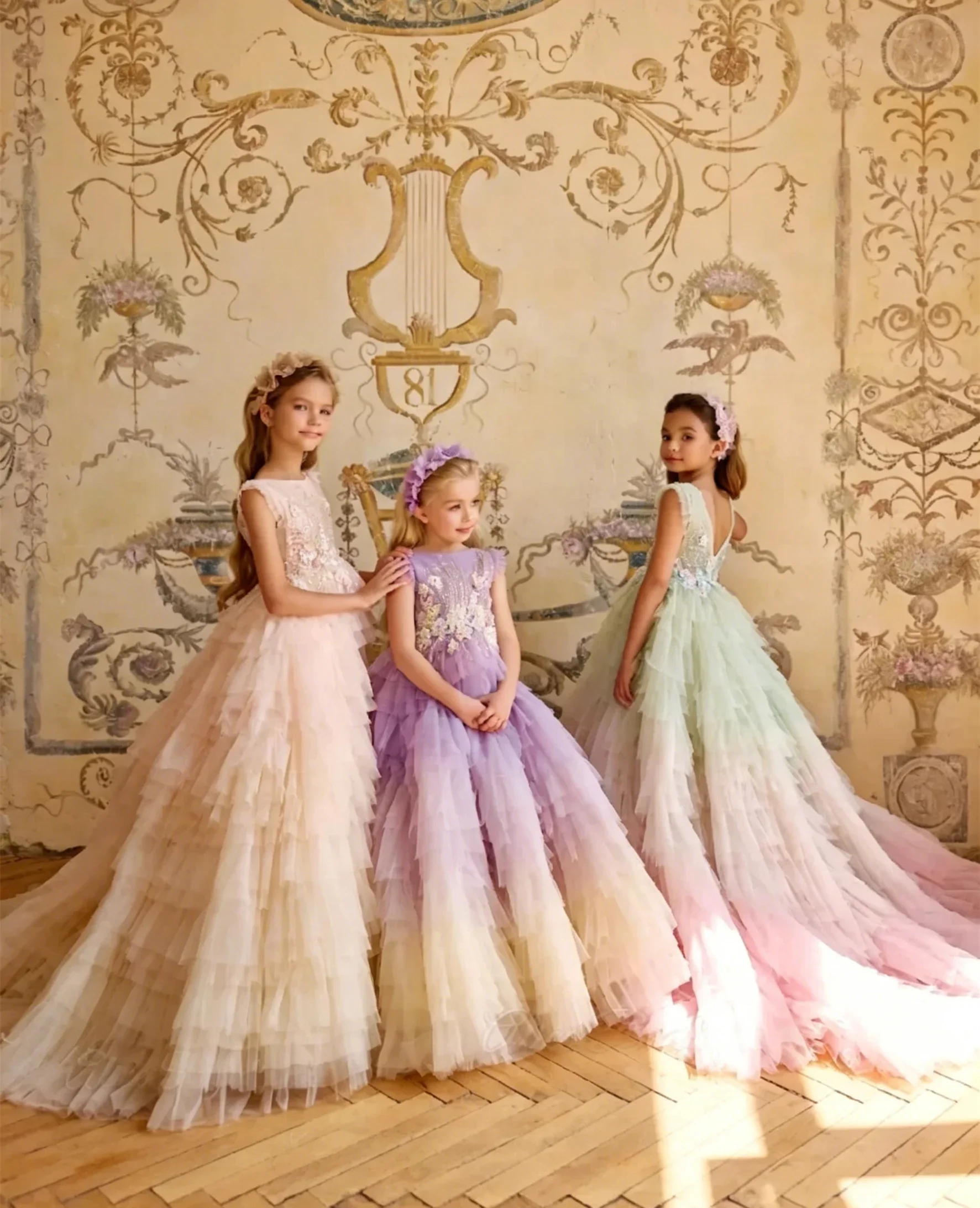 Custom Light Luxury Dress Women Wedding Guest Gown Girls Wedding Dress Luxurious Birthday Party Gown Pageant Runway Costume