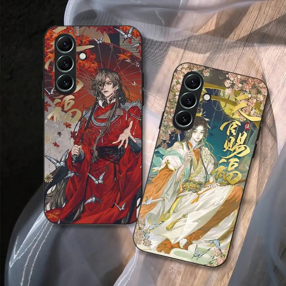 Anime Tian Guan Ci Fu Phone Case For Samsung S 24 Fe 25 Ultra Plus 20 Lite 21 30 22 23 24 22 Ultra 5G Fundas