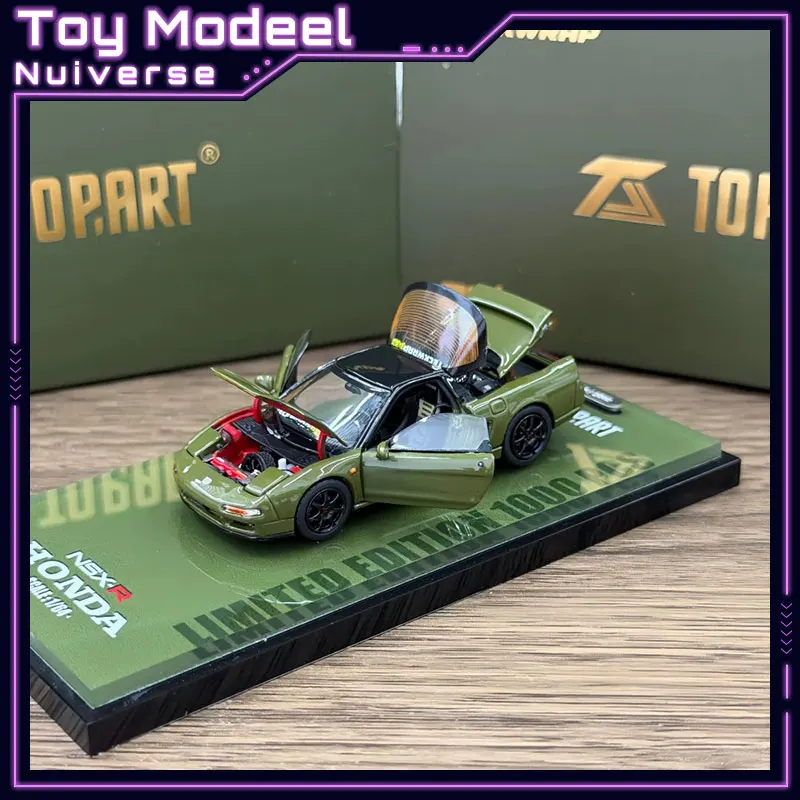 

TopArt Honda NSX-R NA1 Pop Up Headlight Shenzhen Auto Show Limited Edition 1/64 Scale Fine Diecast Alloy Car Model Perfect Gift