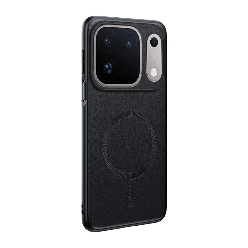 Für OPPO Find X10 Pro Max: Magnetische Schutzhülle aus Leder, Anti-Fingerabdruck, rutschfest, aus PC+TPU. – Detail 2