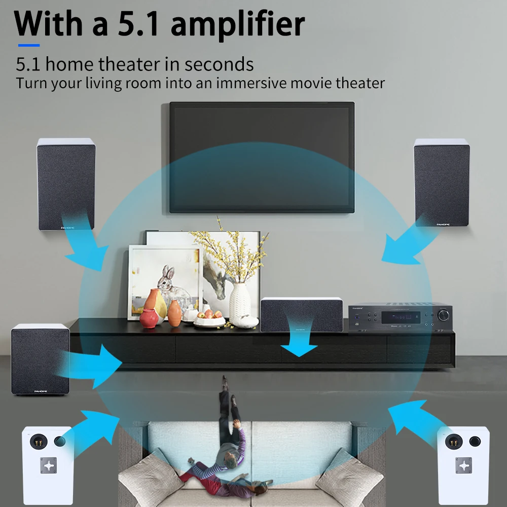 

5.1 Home Theater Speaker Set Panoramic Sound Movie Bar KTV Professional Surround Sound System