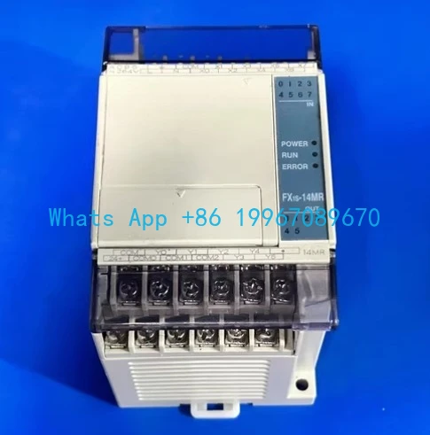 

Used PLC Programmable Controller FX1S-14MR-001 FX1S 14MR 001 Normal Function Tested OK