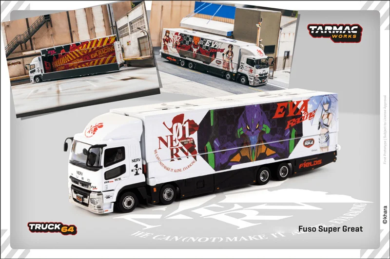 

**Pre-order** Tarmac Works 1:64 Fuso Super Great EVA Racing Diecast Model Car