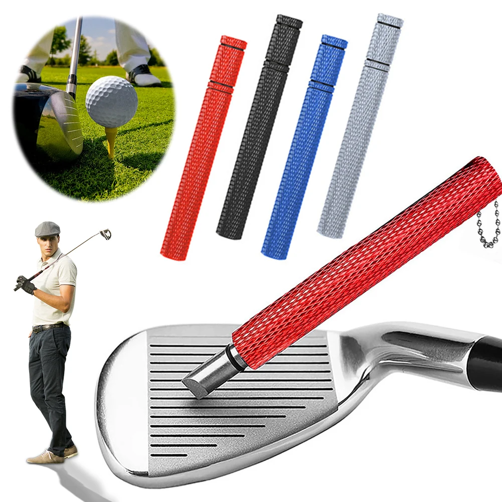 Golf Club Cleaner Re-Grooving Tool and Cleaner Re-Grooving and Cleaning Tool for Re-Grooving Wedges and Irons U and V-Grooves