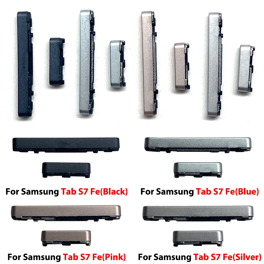 NEW Phone Power Volume Side Button Key For Samsung Tab S7 FeExternal Volume Button + Power ON OFF