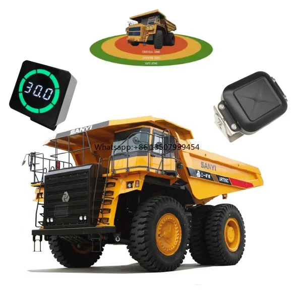 

PWAS Sensor AI Camera-77ghz Blind Spot Detection Pedestrian Detection System Blind Spot Camera for Forklift Crane Excavators