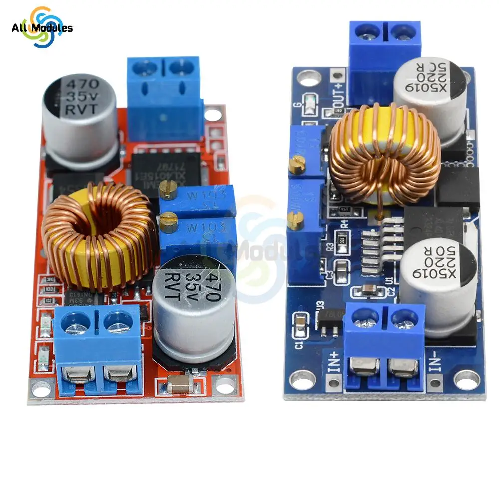 XL4015 Max 5A Adjustable Step Down Buck Charging Board XL4015 Lithium Battery Charger Converter Module DC-DC 0.8-30V To 5-32V