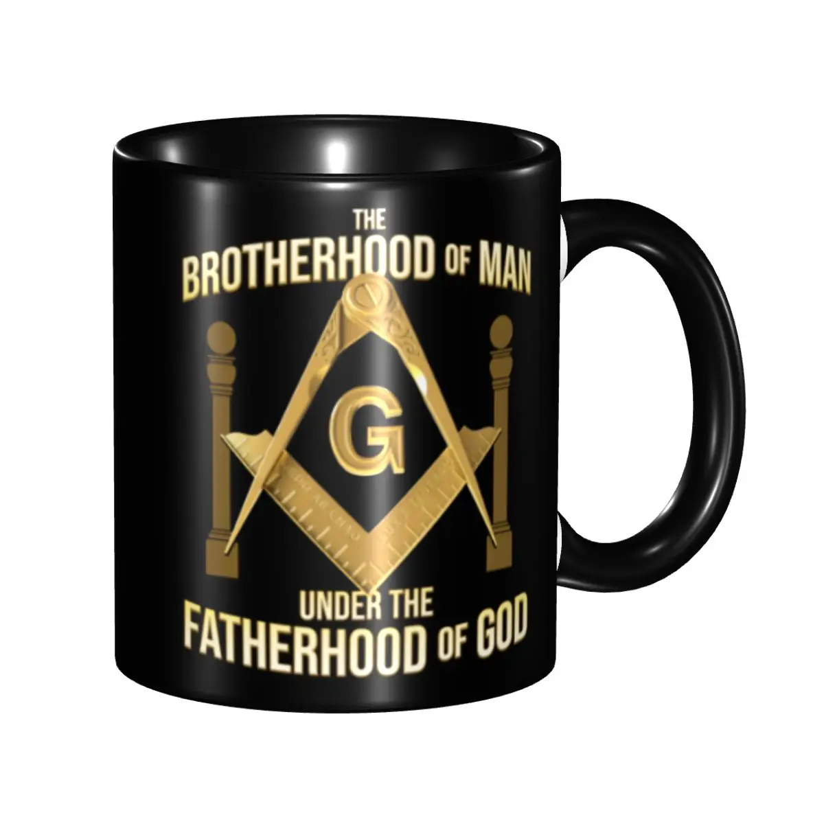 

Personalized Masonic Freemason Symbol Mugs DIY Ceramic Milk Tea Coffee Cups