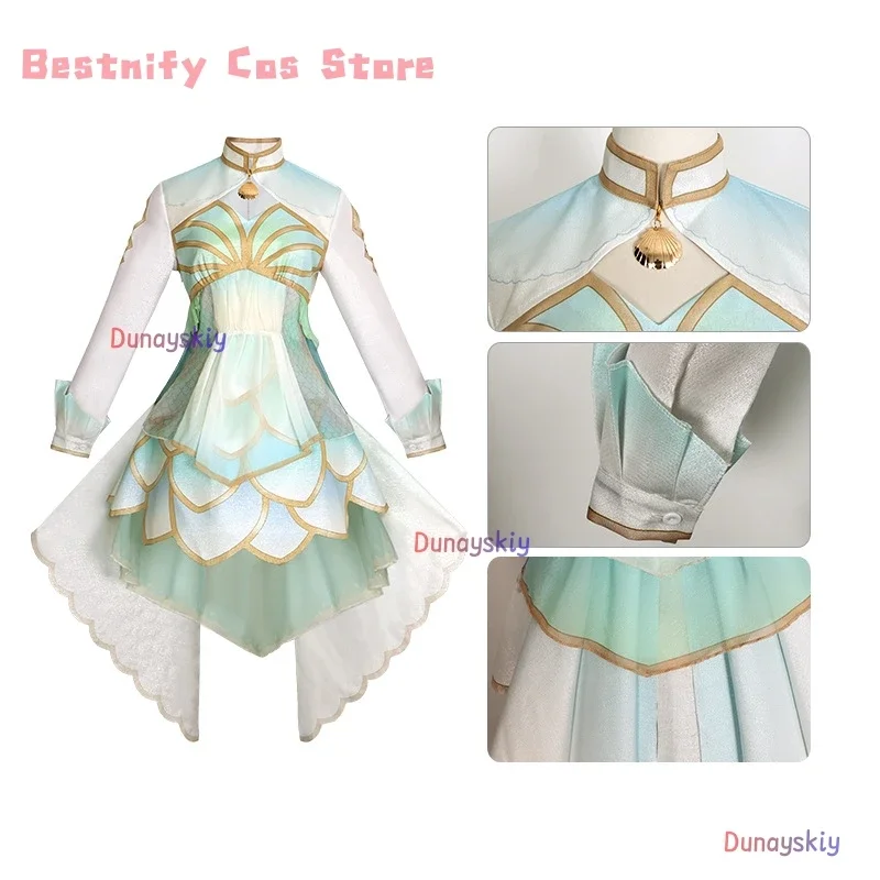 Косплей Кусанаги Нене Косплей Проект Sekai S2 Костюм Русалка Принцесса Лолита Женские платья Аниме Ролевые наряды Парик Pro